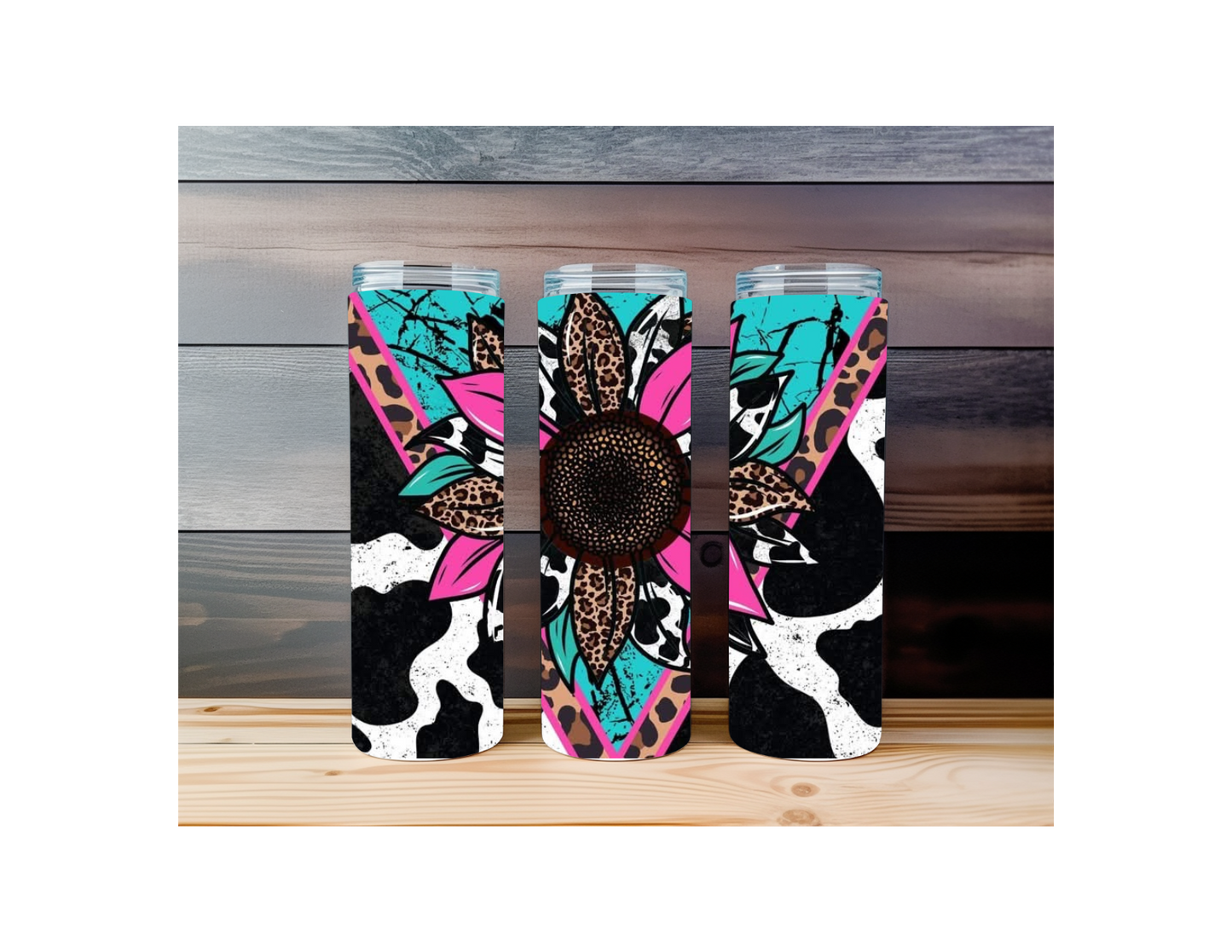 Sunflower Safari 20 Ounce Tumbler