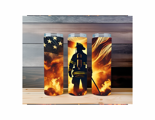 Firefighter Tribute 20 Ounce Tumbler